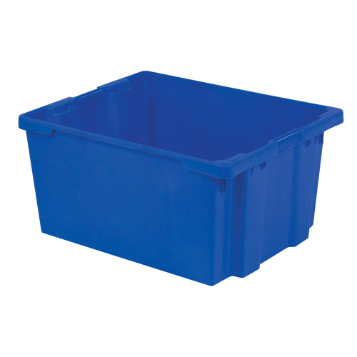 Contenants Stack-N-Nest Polylewton, 15,1" x 30,1" x 24", Bleu PB Rental Co. Ltd.