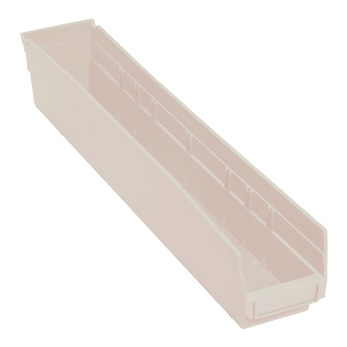 Bac pour &eacute;tag&egrave;re &eacute;conomique, 4-1/8" la, 4" h x 23-5/8" p, Ivoire PB Rental Co. Ltd.