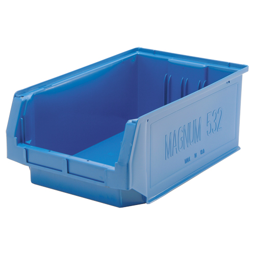 MAGNUM Bin, 7-7/8" H x 12-3/8" W x 19-3/4" D, 150 lbs. Capacity, Black PB Rental Co. Ltd.