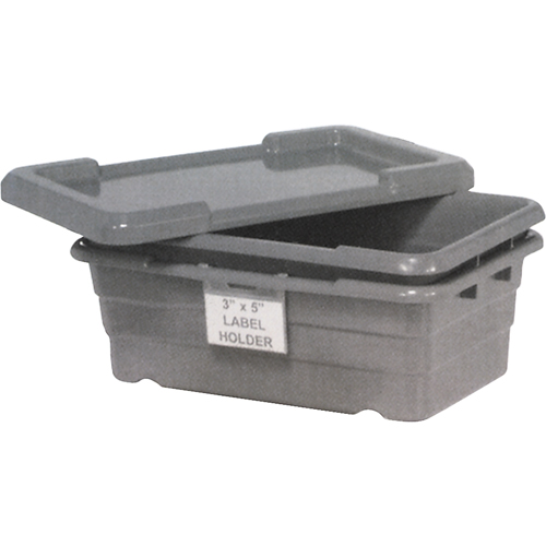 Bacs empilables en crois&eacute;, 16" la x  p x 8,5" h, Gris PB Rental Co. Ltd.