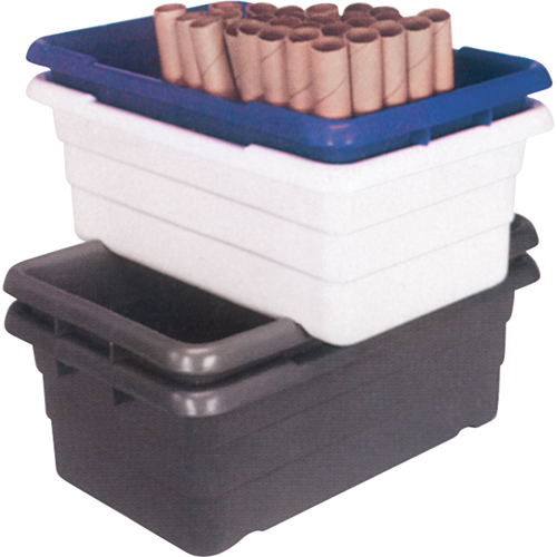 Bacs empilables en crois&eacute;, 16" la x  p x 8,5" h, Gris PB Rental Co. Ltd.
