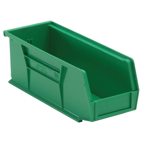 Bacs ultra empilable & suspendable, 4-1/8" la, 4" h x 10-7/8" p, Vert PB Rental Co. Ltd.