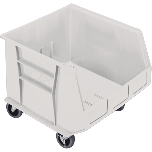 Mobile Bin, 14" H x 16-1/2" W x 18" D, 75 lbs. Capacity, Ivory PB Rental Co. Ltd.