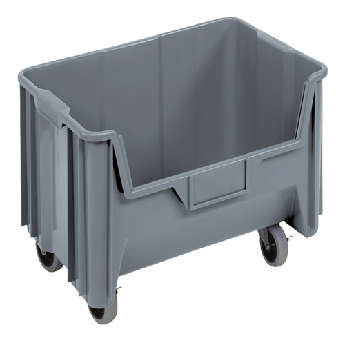 Mobile Giant Stack Container, 12-7/16" H x 19-7/8" W x 15-1/4" D, 250 lbs. Capacity, Grey PB Rental Co. Ltd.