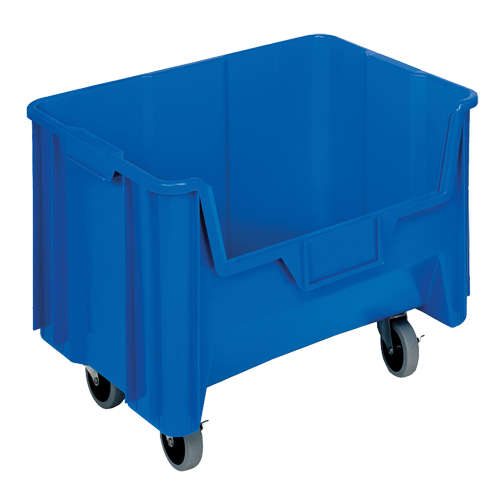 Mobile Giant Stack Container, 12-7/16" H x 19-7/8" W x 15-1/4" D, 250 lbs. Capacity, Blue PB Rental Co. Ltd.