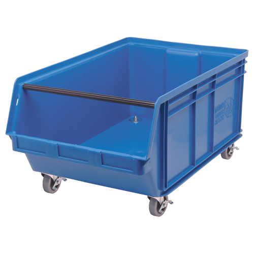 Bac mobile MAGNUM, 14-7/8" ha x 18-3/8" la x 29" p, Capacit&eacute; de 150 lb, Bleu PB Rental Co. Ltd.
