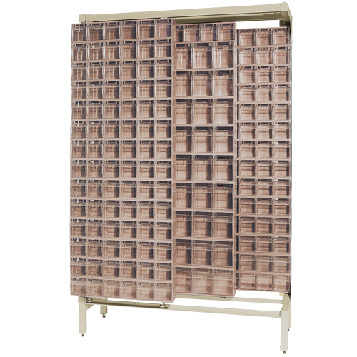Free-Standing Tip-Out Bins Slider System, 48" W x 18" D x 77" H, 303 Drawers PB Rental Co. Ltd.