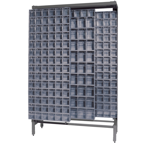 Free-Standing Tip-Out Bins Slider System, 48" W x 18" D x 77" H, 303 Drawers PB Rental Co. Ltd.
