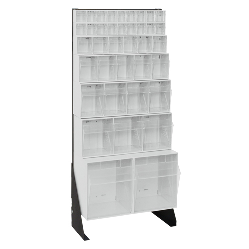 Support pour bacs basculants, 23-5/8" la x 8" p x 52" h, 38 tiroirs PB Rental Co. Ltd.