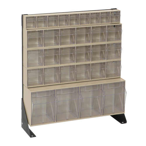 Tip-Out Bins Stand, 23-5/8" W x 8" D x 28" H, 31 Drawers PB Rental Co. Ltd.