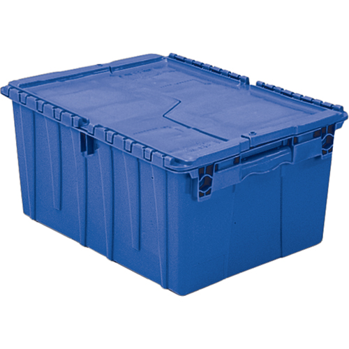 Contenants de distribution Flipak en plastique poly&eacute;thyl&egrave;ne (PE), 11,8" x 9,8" x 7,7", Bleu PB Rental Co. Ltd.