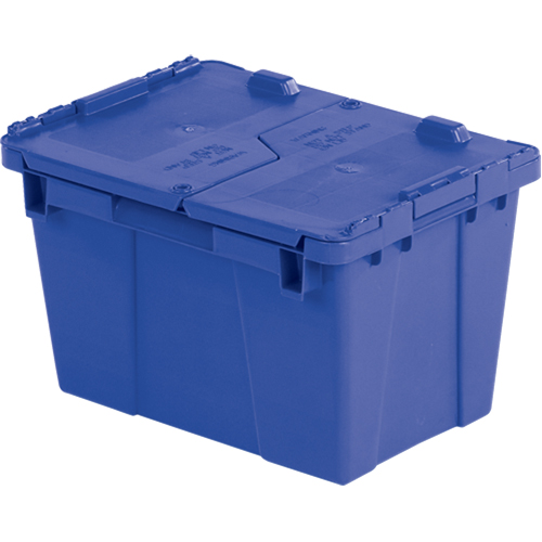 Contenants de distribution Flipak en plastique poly&eacute;thyl&egrave;ne (PE), 15,2" x 10,9" x 9,7", Bleu PB Rental Co. Ltd.