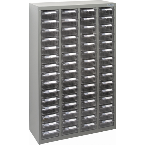 Casiers pour pi&egrave;ces KPC-700, Acier galvanis&eacute;, 60 tiroirs, 23-1/10" x 8-7/10" x 36-9/10", Gris PB Rental Co. Ltd.