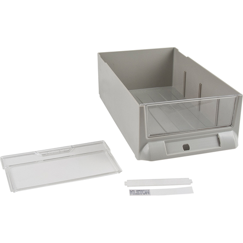 Replacement Drawer for KPC-200 Parts Cabinets, Plastic, 5-3/8" W x 9-13/16" D x 3-3/10" H, Grey PB Rental Co. Ltd.