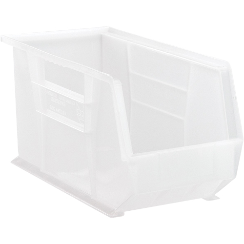 Clear-View Ultra Stack & Hang Bin, 8-1/4" W x 9" H x 18" D, Clear PB Rental Co. Ltd.
