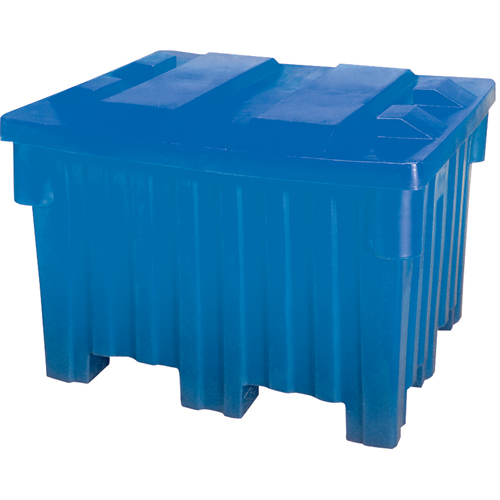 Bacs emboîtables pour chariot &eacute;l&eacute;vateur, 42" la x 48" p x 30" h, Bleu PB Rental Co. Ltd.