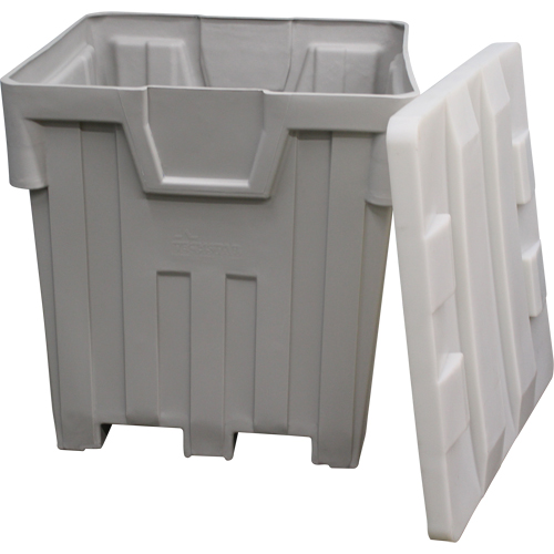Bacs emboîtables, 44" la x 44" p x 46" h, Gris PB Rental Co. Ltd.