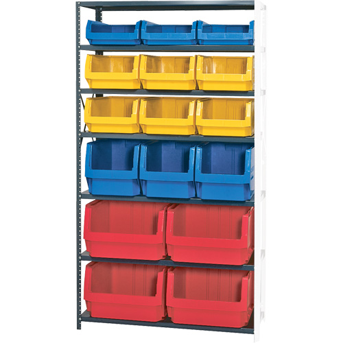 &eacute;l&eacute;ment de rayonnage avec bacs empilables, Acier, Bac Magnum, Capacit&eacute; 650 lb, 42" la x 76" h PB Rental Co. Ltd.
