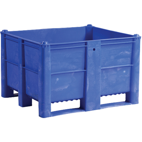 Conteneur pour palettes, 40"/47,25" p x 48"/39,4" la x 29"/29,1" h, Capacit&eacute; 1543 lb/2650 lb, Bleu PB Rental Co. Ltd.