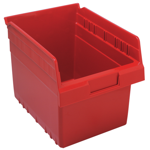 Bacs pour &eacute;tag&egrave;re Store-Max, 8-3/8" la x 8" H x 11-5/8" p, Rouge, Capacit&eacute; 44 lb PB Rental Co. Ltd.