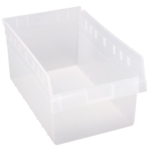 Bacs pour &eacute;tag&egrave;re Store-Max, 11-1/8" la x 8" H x 17-7/8" p, Transparent, Capacit&eacute; 56 lb PB Rental Co. Ltd.