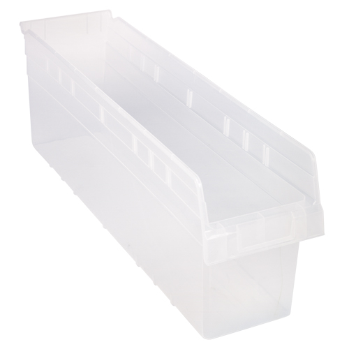 Bacs pour &eacute;tag&egrave;re Store-Max, 6-5/8" la x 8" H x 23-5/8" p, Transparent, Capacit&eacute; 68 lb PB Rental Co. Ltd.