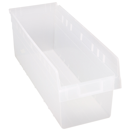 Bacs pour &eacute;tag&egrave;re Store-Max, 8-3/8" la x 8" H x 23-5/8" p, Transparent, Capacit&eacute; 68 lb PB Rental Co. Ltd.