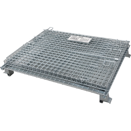 Conteneur repliable en m&eacute;tal grillag&eacute;, 40" la x 32" p x 34" h, Capacit&eacute; de 4000 lb PB Rental Co. Ltd.