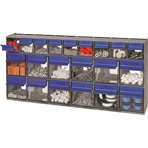 Compartiments pour bacs inclinables, 23-5/8" la x 3-5/8" p x 11-1/6" h, 21 tiroirs PB Rental Co. Ltd.