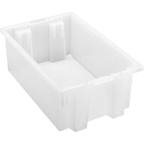 Contenant robuste Stack & Nest, 6" x 11" x 18", Transparent PB Rental Co. Ltd.