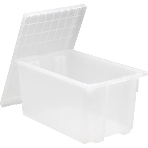 Contenant robuste Stack & Nest, 9" x 11" x 18", Transparent PB Rental Co. Ltd.