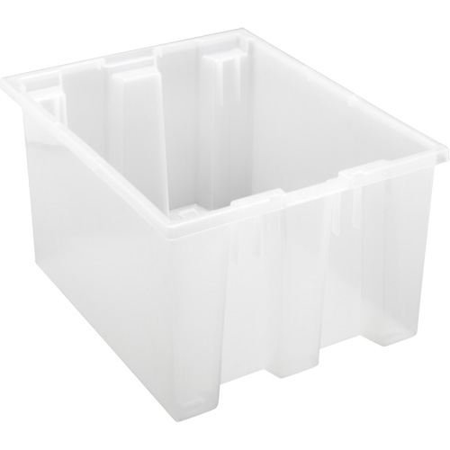 Contenant robuste Stack & Nest, 10" x 15,5" x 19,5", Transparent PB Rental Co. Ltd.