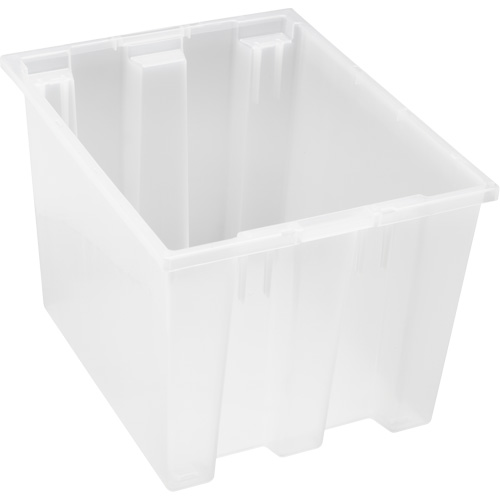 Contenant robuste Stack & Nest, 13" x 15,5" x 19,5", Transparent PB Rental Co. Ltd.