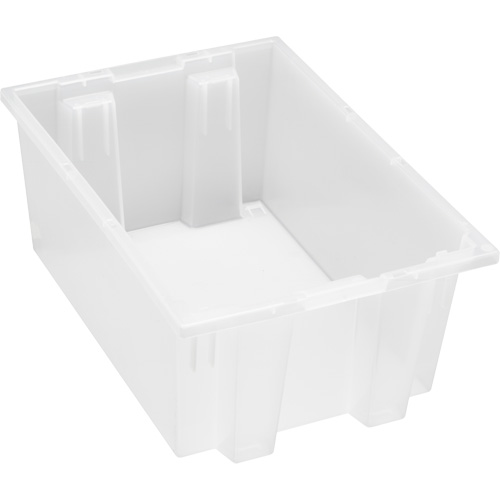 Contenant robuste Stack & Nest, 8" x 13,5" x 19,5", Transparent PB Rental Co. Ltd.