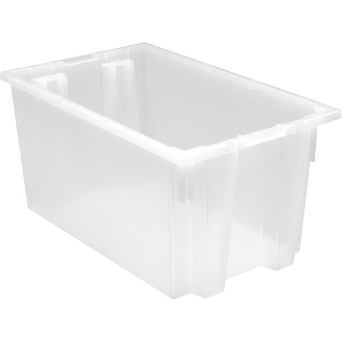 Contenant robuste Stack & Nest, 12" x 19,5" x 23,5", Transparent PB Rental Co. Ltd.
