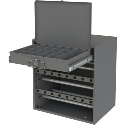 Armoire d'entreposage pour fil et borne, Acier, 1 tiroirs, 15-9/16" x 11-7/8" x 16-3/8", Gris PB Rental Co. Ltd.