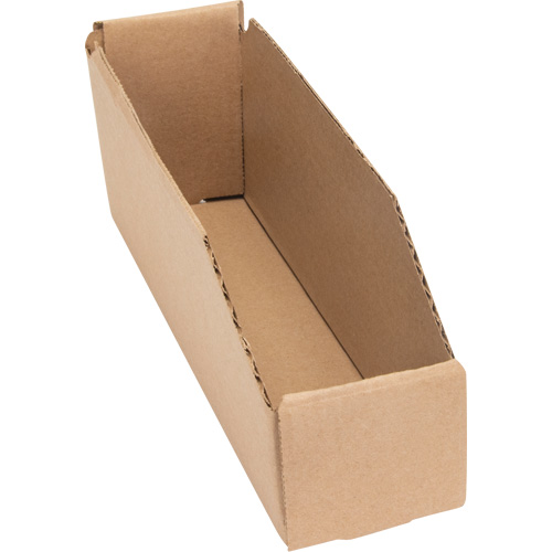 Deep Corrugated Parts Bins, 2-7/8" W x 11-1/4" D x 4-1/2" H, Beige PB Rental Co. Ltd.