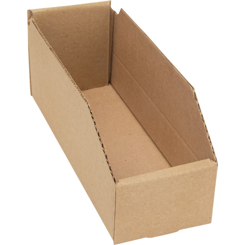Deep Corrugated Parts Bins, 3-3/4" W x 11-1/4" D x 4-1/2" H, Beige PB Rental Co. Ltd.