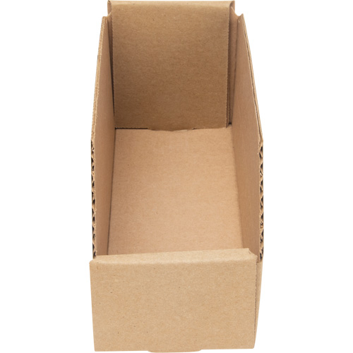 Deep Corrugated Parts Bins, 3-3/4" W x 11-1/4" D x 4-1/2" H, Beige PB Rental Co. Ltd.