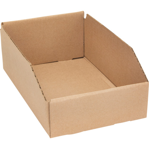 Deep Corrugated Parts Bins, 7-5/8" W x 11-5/16" D x 4-1/2" H, Beige PB Rental Co. Ltd.