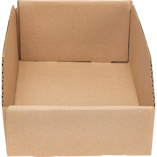 Deep Corrugated Parts Bins, 7-5/8" W x 11-5/16" D x 4-1/2" H, Beige PB Rental Co. Ltd.