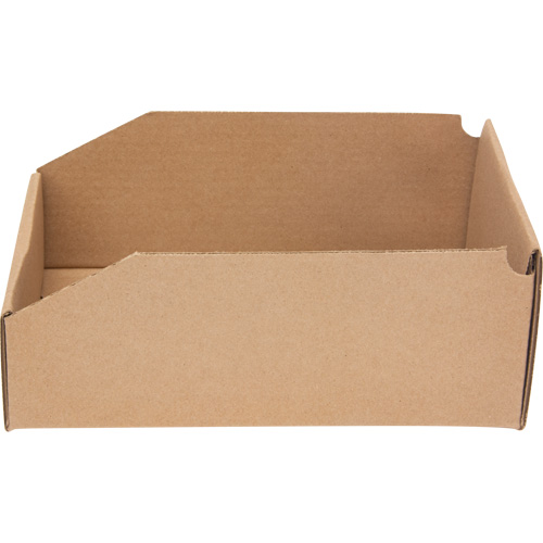 Deep Corrugated Parts Bins, 7-5/8" W x 11-5/16" D x 4-1/2" H, Beige PB Rental Co. Ltd.