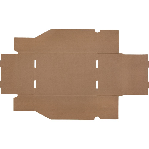 Deep Corrugated Parts Bins, 7-5/8" W x 11-5/16" D x 4-1/2" H, Beige PB Rental Co. Ltd.