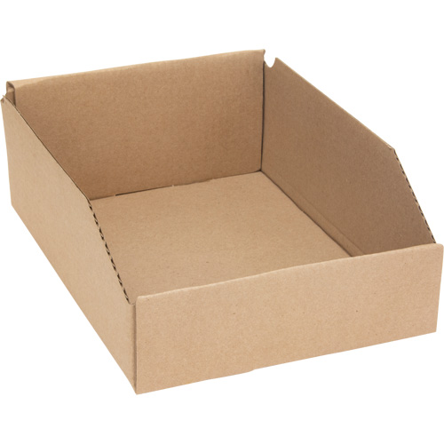 Deep Corrugated Parts Bins, 8-3/4" W x 11-1/4" D x 4-1/2" H, Beige PB Rental Co. Ltd.