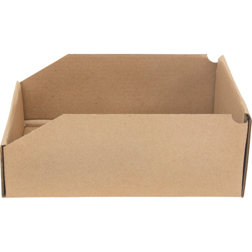 Deep Corrugated Parts Bins, 8-3/4" W x 11-1/4" D x 4-1/2" H, Beige PB Rental Co. Ltd.