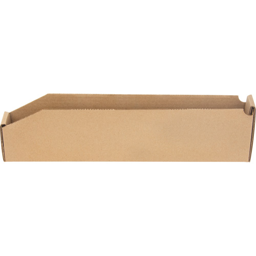 Deep Corrugated Parts Bins, 2-7/8" W x 17-1/4" D x 4-1/2" H, Beige PB Rental Co. Ltd.