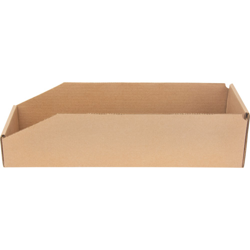 Boîtes profondes en carton ondul&eacute;, 5-3/4" la x 17-1/4" p x 4-1/2" h, Beige PB Rental Co. Ltd.