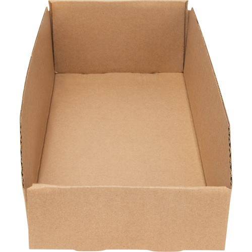 Boîtes profondes en carton ondul&eacute;, 7-3/4" la x 17-1/4" p x 4-1/2" h, Beige PB Rental Co. Ltd.