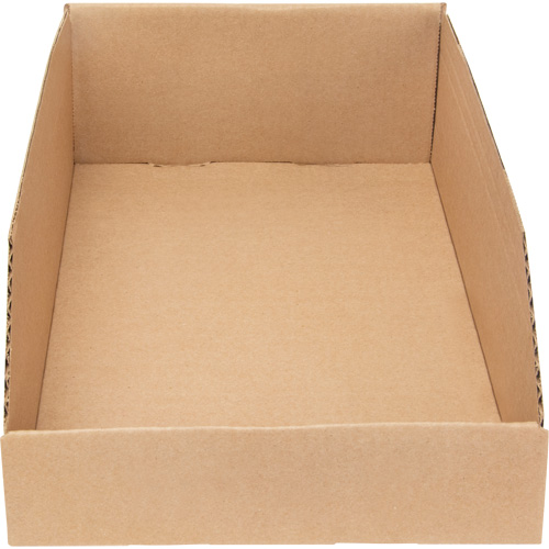 Deep Corrugated Parts Bins, 9-3/4" W x 17-1/4" D x 4-1/2" H, Beige PB Rental Co. Ltd.