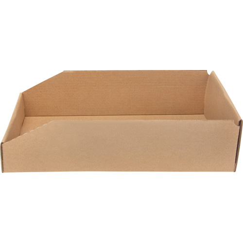 Deep Corrugated Parts Bins, 9-3/4" W x 17-1/4" D x 4-1/2" H, Beige PB Rental Co. Ltd.